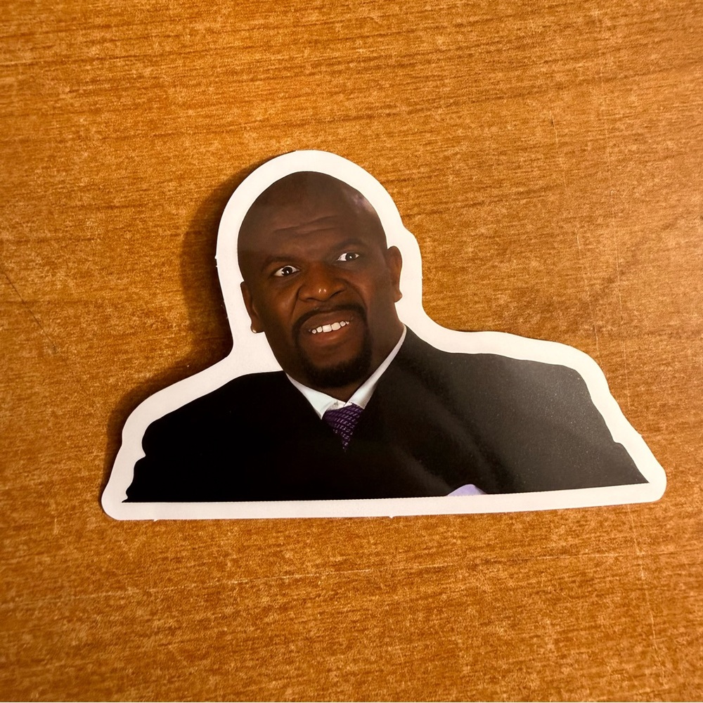 Funny Sticker‎ with Suit Design